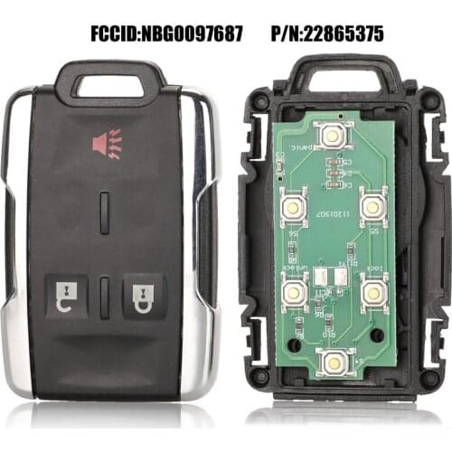 Jingyuqin 3BTN Keyless Remote Fob Entry For Chevrolet Silverado Colorado 2014-2018 For GMC M3N32337100 13577770 Car key 315Mhz