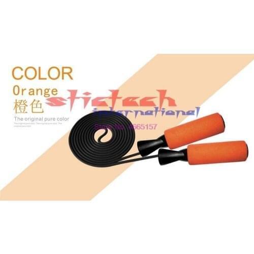 By dhl or ems 100pcs 3m Bearing Skip Rope Cord Speed Fitness Aerobic Jumping Exercise Equipment Adjustable Boxing Skipping Sport