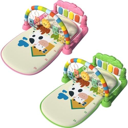 Baby Fitness Frame Piano Tummy Toy Infant Educational Climbing Floor Mat Newborn Musical Instrument Appease Piano