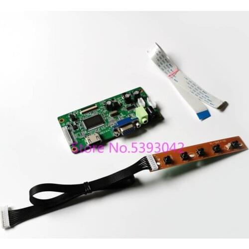 For N140FGE-E32 N140FGE-EA2 VGA monitor controller driver board 1600*900 laptop LCD/LED screen 14" EDP 30-Pin DIY kit