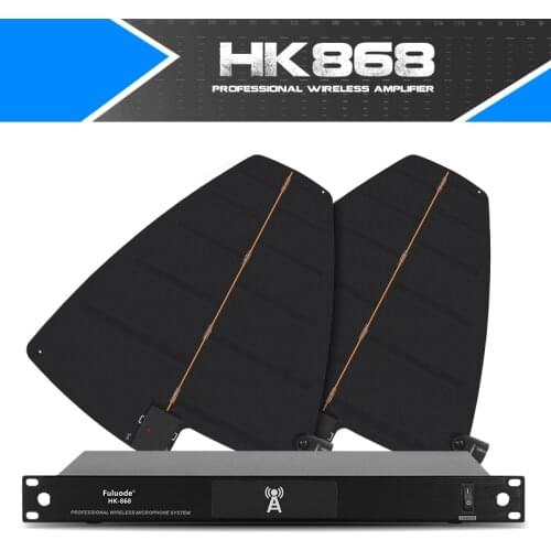 Fuluode Wireless Microphone Amplifier Antenna Receiving Signal Distance Enhancement 800m Specialized Stage Singing Equipment