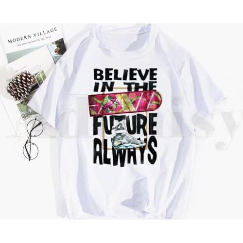 Back To The Future Graphic Retour Vers Le Futur Tshirt Hip Hop Girl Top Tees Harajuku Tshirts Men Fashion Summer T-shirts