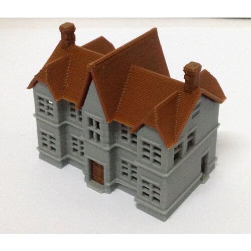 Outland Models Victorian City Building School N Scale Train Railway Layout