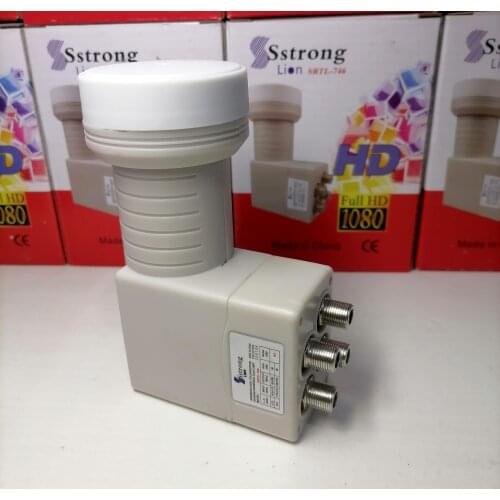 STRONG SRT4604 free shipping Best Signal Full HD Universal KU Band Quad LNB waterproof High Gain Low noise satellite LNB