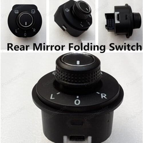 Polarlander Free Shipping for New P/OLO 6RD959565d Rear Mirror Folding Switch Rear View Mirror Adjustment Switch Mirror Switch