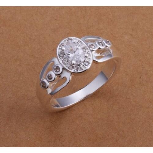 R172 free shipping sterling ring, trendy jewelry, fashion ring /ggxaoyea bglajxsa silver color