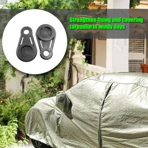 Split Camping Tent Canopy Clip Hiking Tent Accessories Outdoor Rainproof Tarpaulin Rope Awning Plastic Fixed Buckle