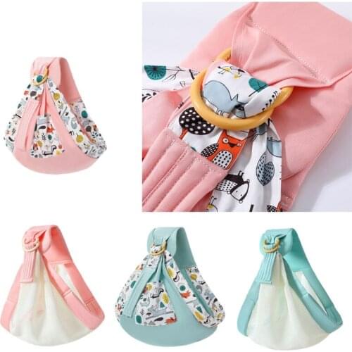 Baby Carrier Sling Infants Wrap Hipseat Breastfeed Birth Nursing Cover Backpack Feeding Sling Easy Wearing for Newborns 69HE