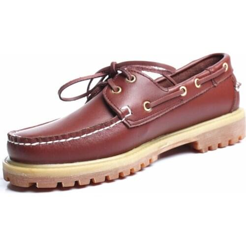 Genuine Leather chaussure nautique Homme Men Docksides de Boat Shoes Loafers Moccasins Driving Shoes Platform Tooling Shoes