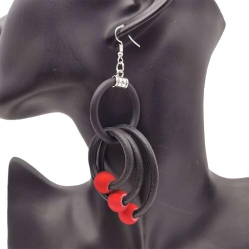 UKEBAY New Luxury Pearl Drop Earrings Women Big Earring Handmade Rubber Jewelry Accessories Wedding Party Earrings Gift Eardrop