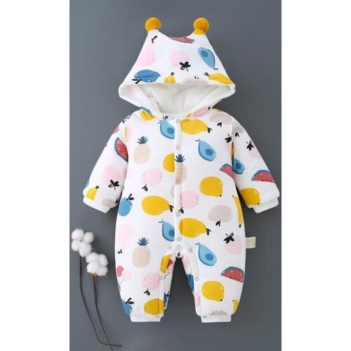 Newborn baby winter clothes autumn winter clothes suit thickened quilted outing clothes outer wear newborn baby clothes