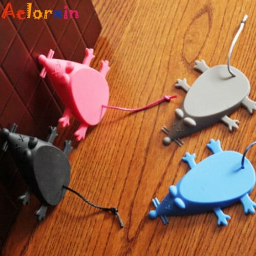 1Pcs Child Baby Protection Cute Cartoon Silicone Mouse Door Stop Guards Safe Protector Anti-pinch Hand Child Safety Security
