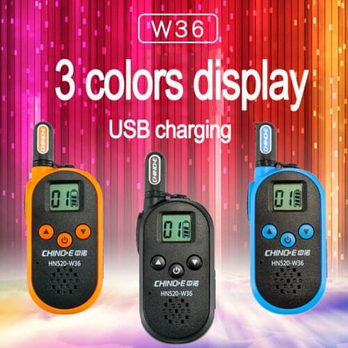 3pcs Zhongnuo w36 Mini FRS Walkie Talkie PMR446 Radio VOX Handsfree Two Way Radio with Vibration Wireless Cloning walkie-talkies