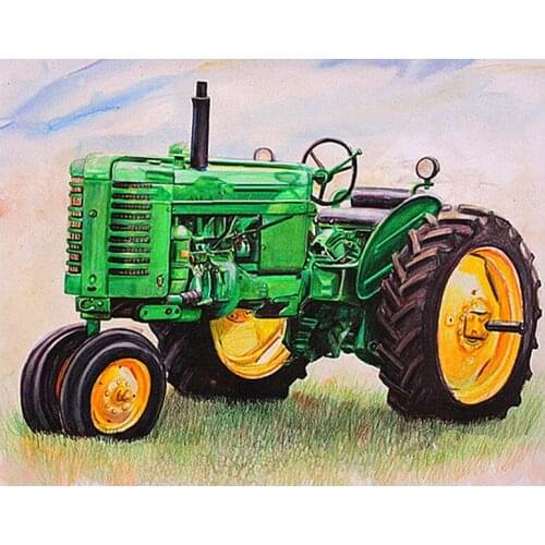 5D diy diamond paintings farm tractor home decoration accessories full diamond embroidery of paintings new year gifts L959