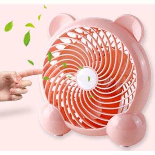 Silent 7 Inch Home Office Dormitory Electric Fan Summer Wholesale Air Cooling Fan Portable Desktop USB Charging Mini Clip Fan
