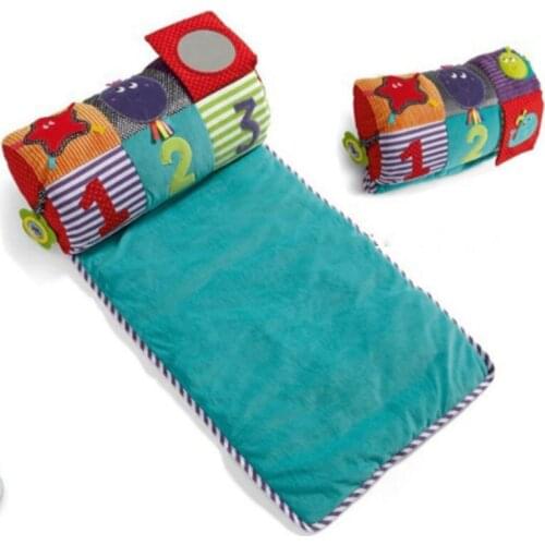Baby Climbing Blanket Play Blanket Child Pillow Mom Baby Mat with Rattle Prone Exercise Health Foldable Mat Games Fitness