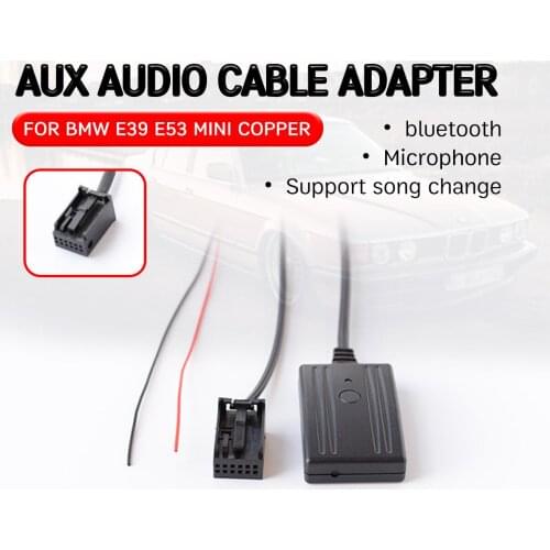 For BMW E85 E86 Z4 2003-2008 for BMW E83 X3 2004-2010 for MINI COOPER bluetooth Aux Receiver Cable Adapter Hands-free Hifi