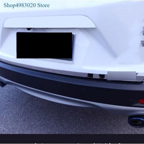 For honda cr-v crv 2017 2018 car accessories styling chrome tail door trim rear trunk streamer back door tailgate cover trim