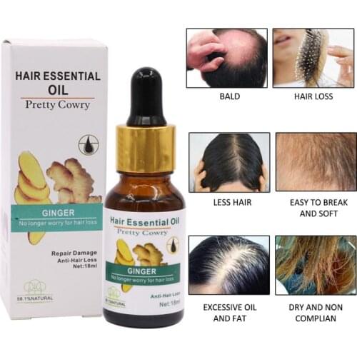 Hair Growth Essential Oil Loss Natural Ginger Regrowth Serum Treatment Hair Loss Product Series Hair Growth Products TSLM1