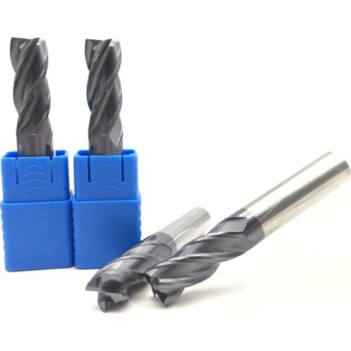 Endmills 4 Flute HRC50 Carbide end mill machine Tungsten Steel cnc Milling Cutter EndMill machine cutting tools
