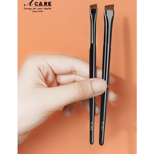 Acare Super Thin Angled liner Make up brush Eye brow Synthetic hair Makeup brushes Fine Eyebrow sharp cosmetic tools Professiona