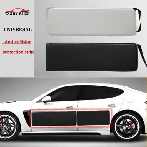 Car Body Anti-scratch Strip Adhesive-Free/Magnetic Iron Door Side Edge Guard Decorative Anti-collision Protection Sticker Strip