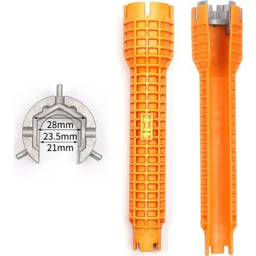 Multifunctional sink wrench bathroom wrench plumbing installation tool water pipe faucet angle valve sink repair disassembly