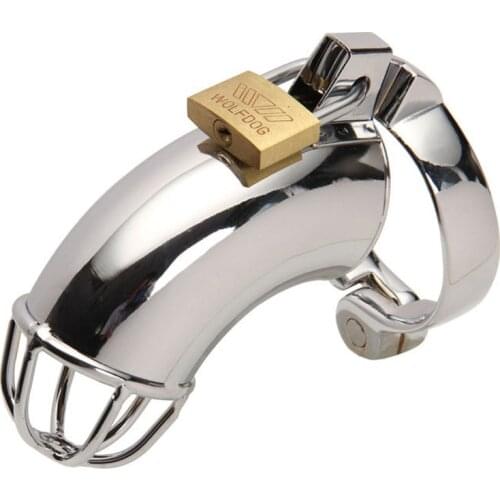 Male Chastity Lock Device Penis Sleeve Cock Cage Cbt Bondage BDSM Sex Toys For Men Adult Erotic Metal Chastity Cage