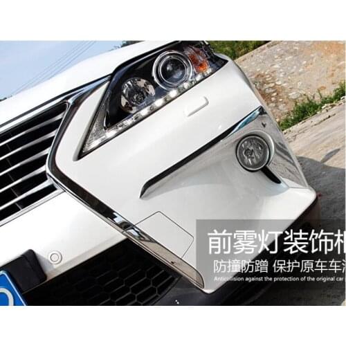 JINGHANG ABS Chrome Front + Rear Fog lamp Light Cover Trim For LEXUS RX270 RX350 RX450 RX450H 2012 2013 2014 2015 Free Shipping