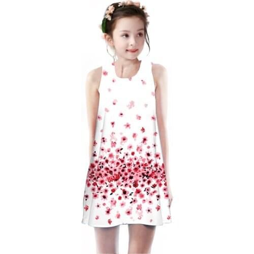 New Baby Kids Dresses Girls Dress Sleeveless Clothing Children Princess Party lol Dress Unicorn Clothes 4 5 6 7 8 9 years