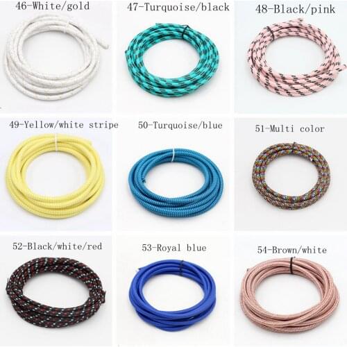 VDE 2 Core 0.75mm2 Fabric Cable Textile Covered Cord Electrical Wire Colored Cable Flexible Wire