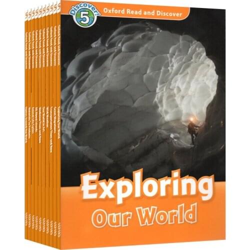 8-12 year 10 book/set Oxford Read and Discover Level 5 Nonfiction English picture books English enlightening childrens book