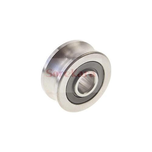 16*48*21mm U Groove width 16.5mm stainless Guide Pulley Sheave Rail Bearing