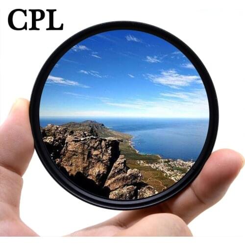 KnightX CPL polarizing filter Camera Lens Filter For Canon Sony Nikon d600 d3300 photography accessories 18-200 52mm 58mm 67mm