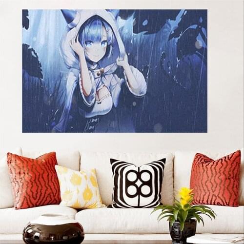 Rem Re Zero Painting Wall Art Poster Canvas For Living Room Home Bedroom Study Dorm Art Decoration Prints