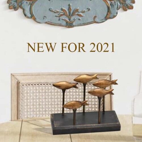 Mediterranean Abstract Fish School Desktop Napkin Holder Kitchen Creative Tissue Storage Clip Restaurant Hotel Cafe Business