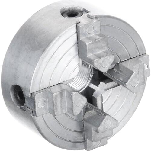Z011A 4 Jaw Chuck for Metal Mini Lathe M12 Thread 1.8~56mm/12~65mm Mini Collet Lathe Accessory