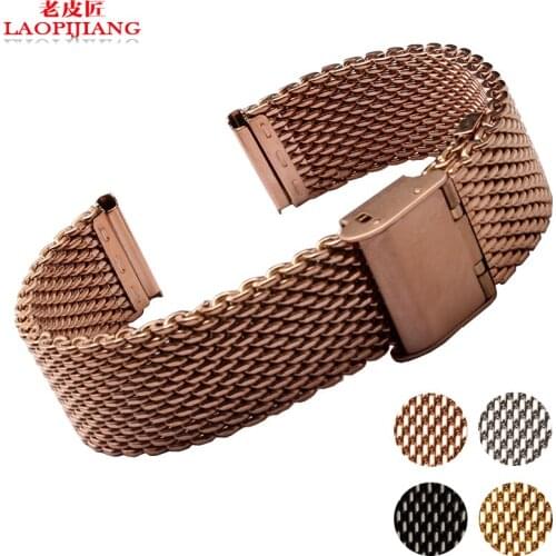 16mm fit hua wei B3 smart watch Wristband Bracelet replacement duty heavy quality Milan mesh nice stainless steel strap for men