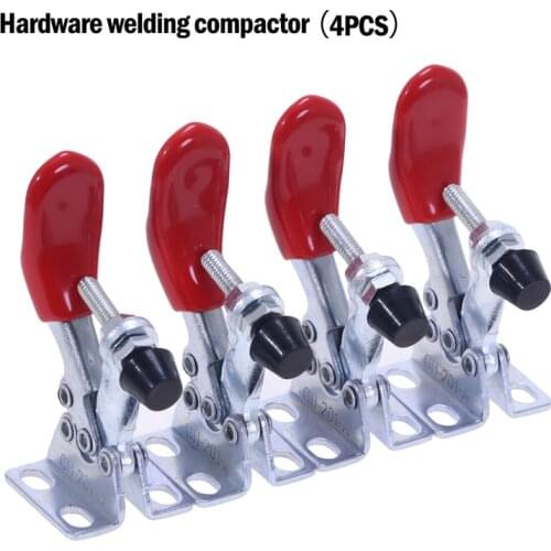 2/4pcs Horizontal Toggle Clamp Quick-Release Toggle Clamps Set GH-201A Woodworking Fix Clip Tool for Carpentry Hand Tools