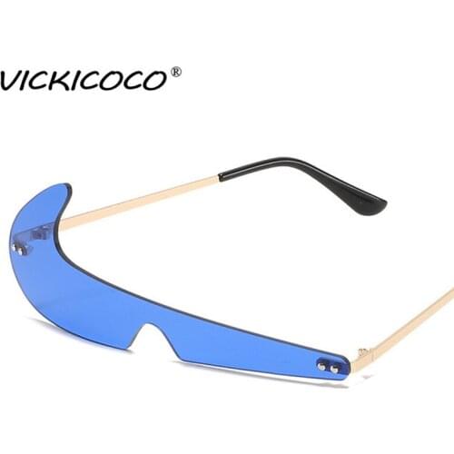 2021 Fashion Rimless Sunglasses Women Brand Designer Trend Unique Frameless Sun Glasses Shades Cutting Lens Ladies Eyeglasses