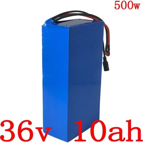 36V lithium battery pack 36v 10ah 13ah 15ah electric bike battery 36V 250W 350W 500W electric scooter battery with 2A charger