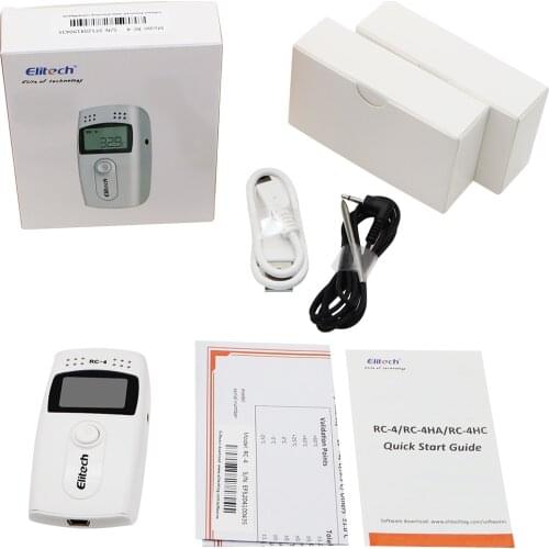 5pcs RC-4 USB Temperature Data logger Datalogger Recorder External Sensor 16000 Point Temperature Recorder Built-in NTC Sensor
