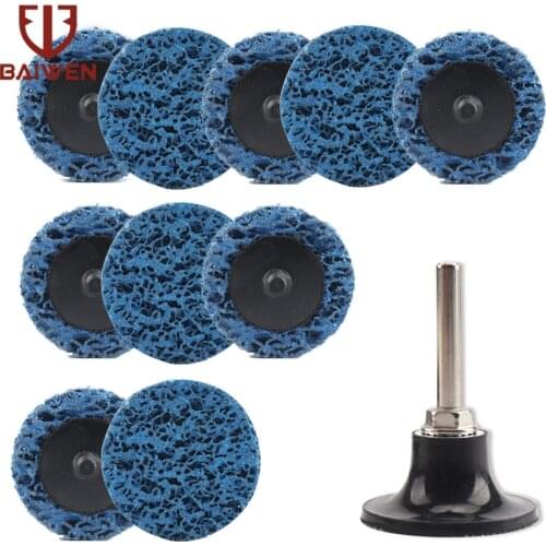 2'' 50mm Strip Disc Quick Change Roloc Abrasive Disc Easy Strip & Clean Grinding Wheels for Rust Removal