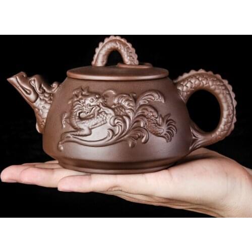 Large Capacity Kettle Tea Maker Home Chinese Tea Set Yixing Zisha Teapot Single Pot Handmade Household Tea Pot