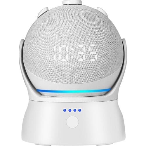10000mah Power Bank Holder Bracket Smart Speaker Charging Dock For ECHO Dot 4rd Gen