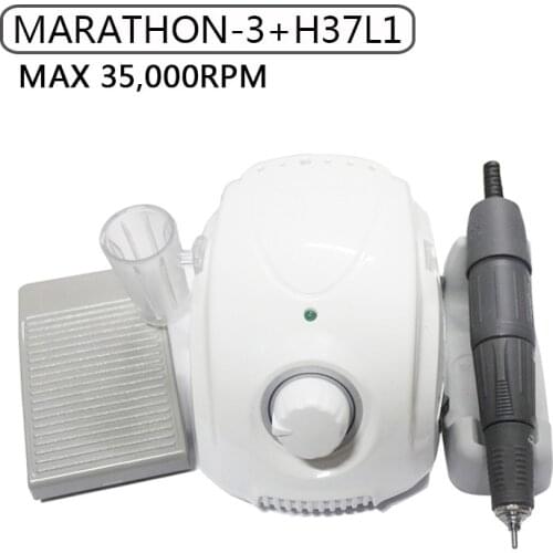 Jewelry Electric Micro Motor Dental Carving Nail Beauty Polisher Marathon-3+H37L1 Hand piece
