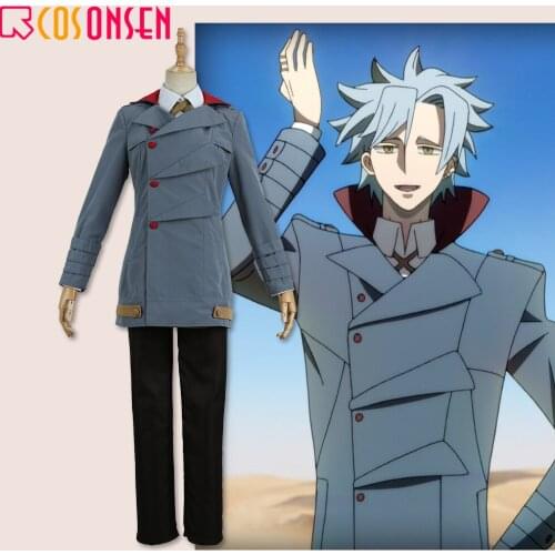 ID:INVADED Fukuda Tamotsu Cosplay Costume Anaido Uniform Halloween Carnival Suit COSPLAYONSE custom made full set