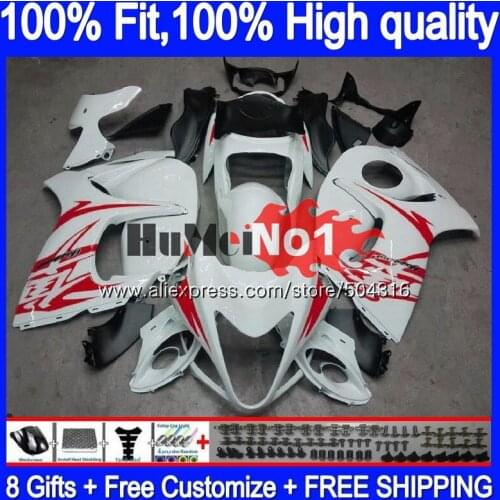 Injection For SUZUKI GSXR-1300 GSXR 1300 Hayabusa Red White 30MC.74 GSXR1300 2008 2013 2014 2015 2016 08 13 14 15 16 Fairing