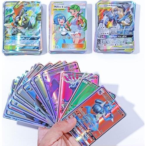 500Pcs English Version Pokemon Card Featuring 200 GX 100 Tag Team 200 Gx 200 V VMAX 20 EX 20MEGA