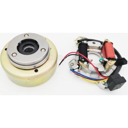 DY100 Magneto Coil + Flywheel Rotor For KAZUMA 50CC-110CC ATV Quad Dirt Bike
